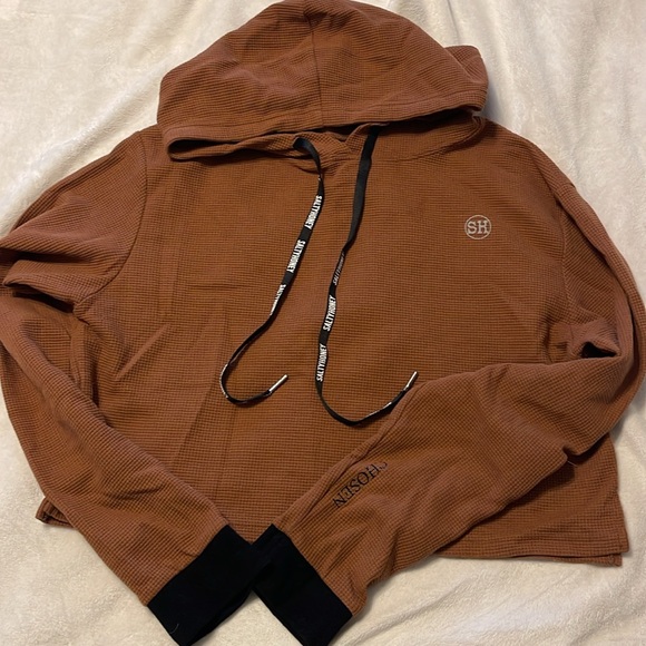 Salty Honey CHOSEN COMFORT ZONE LOUNGE SET in Rust ~ Medium - Picture 5 of 14